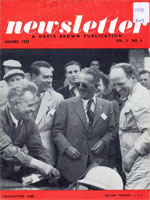 David Brown Newsletter August 1953 Cover